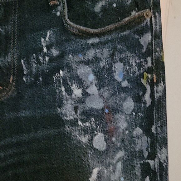 * Current Elliott  paint distressed jeans Final Discount - Picture 5 of 9